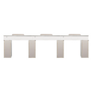 LUX Le Blanc Multi Manicure Nail Table Marble Top with UV Hole, Vent & USB