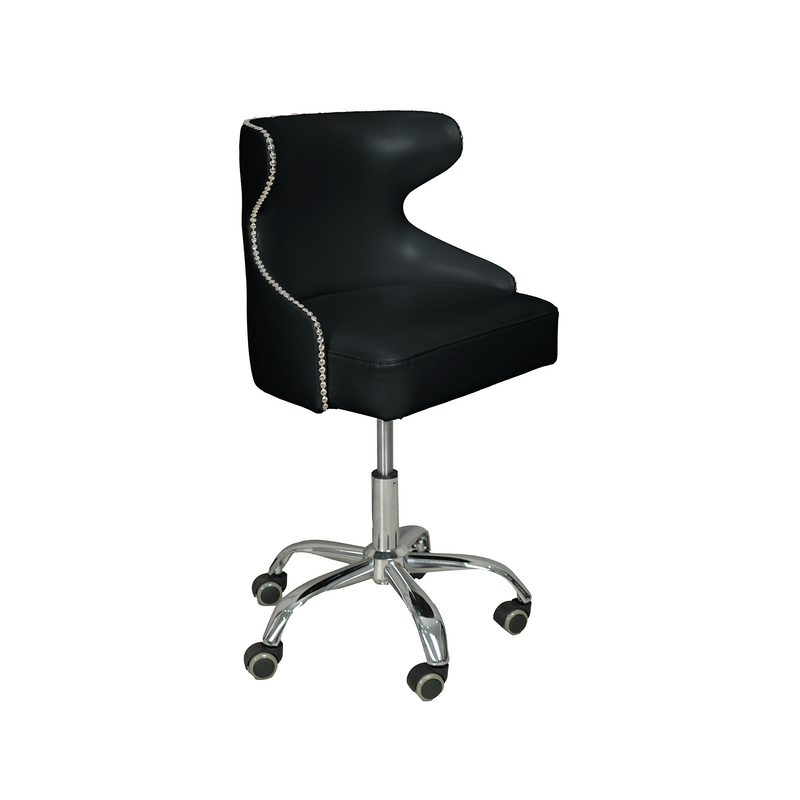 LUX550 Customer + Technician Chair Combo :: Royal Black