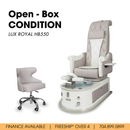LUX ROYAL HB550s Pedicure Massage Spa Chair :: Open Box Condition