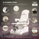 LUX QUEEN ES450 Pedicure Massage Chair :: OPEN-BOX CONDITION