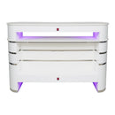 LUX90 4-Person Nail Table UV Dryer for Manicure & Pedicure