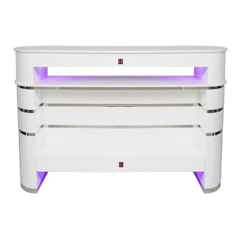 LUX90 4-Person Nail Table UV Dryer for Manicure & Pedicure