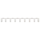 LUX Le Blanc Multi Manicure Nail Table Marble Top with UV Hole, Vent & USB