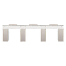 LUX Le Blanc Multi Manicure Nail Table Marble Top with UV Hole, Vent & USB