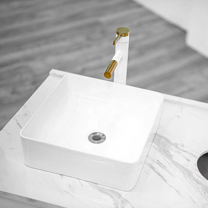 Lux Double Sink Vanity for Salons and Luxury Homes