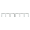 LUX N146 Multi-Section Manicure Nail Table Marble Top with UV Hole, Vent Pipe, & USB