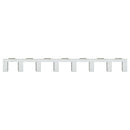 LUX N146 Multi-Section Manicure Nail Table Marble Top with UV Hole, Vent Pipe, & USB