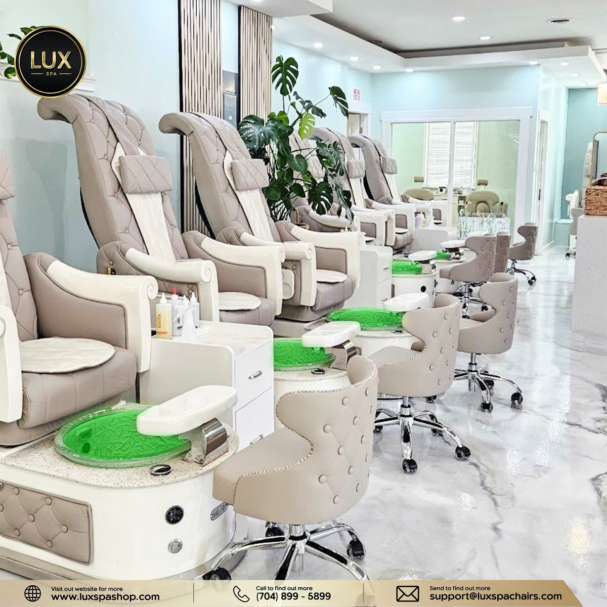 Manicure Table Salon Seating Chair Sofa Nail Client Chair Nail