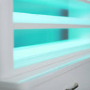 LUX M2 Double Side Access Polish & Powder Rack with Drawers