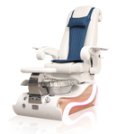 Leather Seat & Headrest Cover for Pedicure Spa Chair