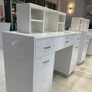 lux spa reception front desk luxury with LED